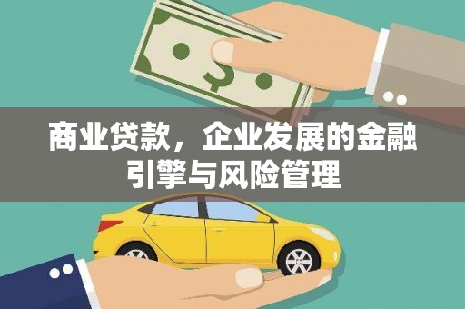 绥阳商业贷款，企业发展的金融引擎与风险管理
