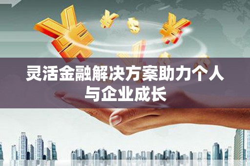 绥阳灵活金融解决方案助力个人与企业成长