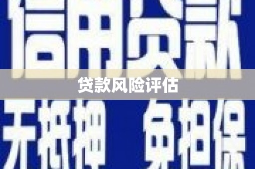 绥阳贷款风险评估
