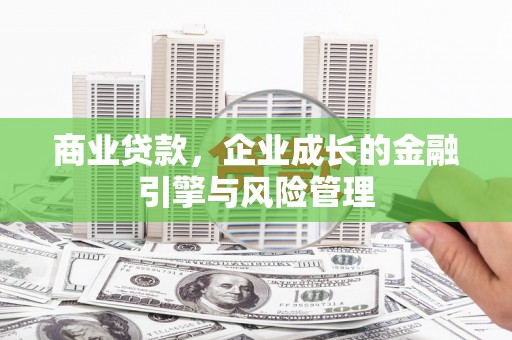 绥阳商业贷款，企业成长的金融引擎与风险管理