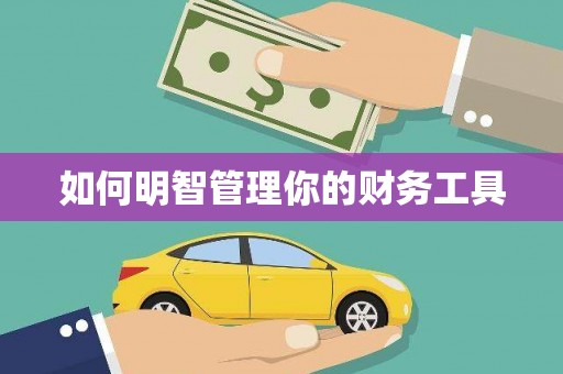 绥阳如何明智管理你的财务工具