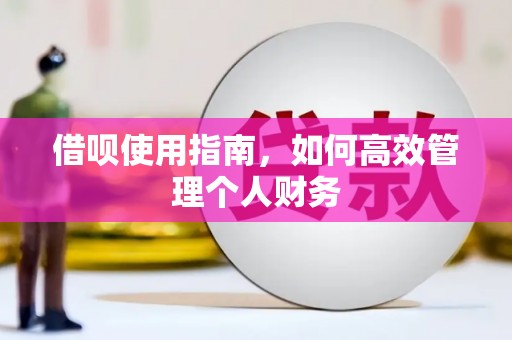 绥阳借呗使用指南，如何高效管理个人财务