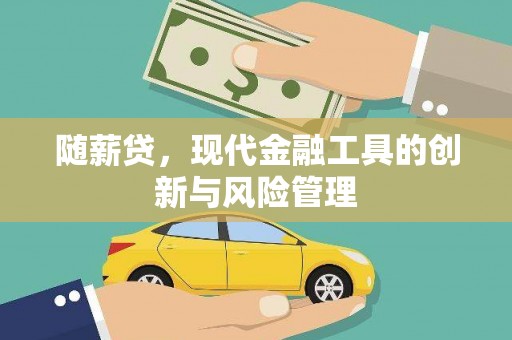 绥阳随薪贷，现代金融工具的创新与风险管理