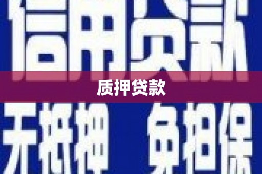 绥阳质押贷款