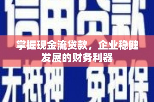绥阳掌握现金流贷款，企业稳健发展的财务利器