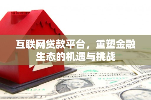 绥阳互联网贷款平台，重塑金融生态的机遇与挑战