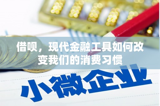 绥阳借呗，现代金融工具如何改变我们的消费习惯