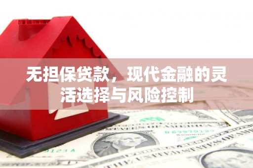 绥阳无担保贷款，现代金融的灵活选择与风险控制