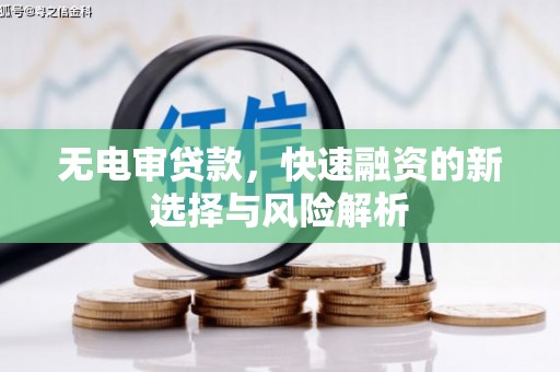 绥阳无电审贷款，快速融资的新选择与风险解析