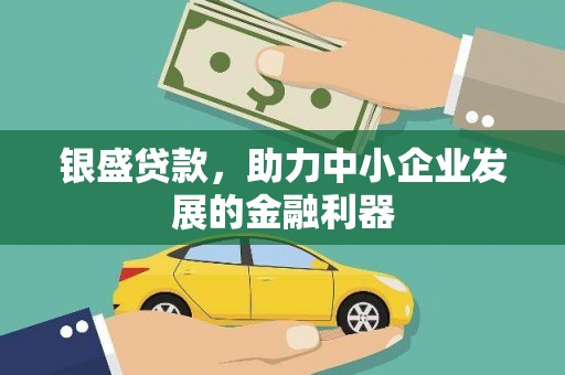 绥阳银盛贷款，助力中小企业发展的金融利器