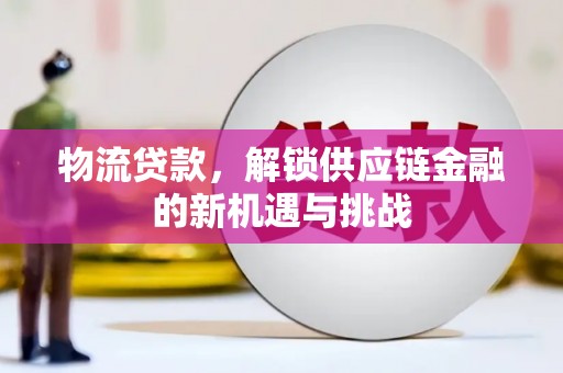 绥阳物流贷款，解锁供应链金融的新机遇与挑战
