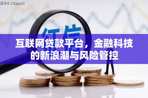 绥阳互联网贷款平台，金融科技的新浪潮与风险管控