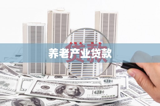 绥阳养老产业贷款
