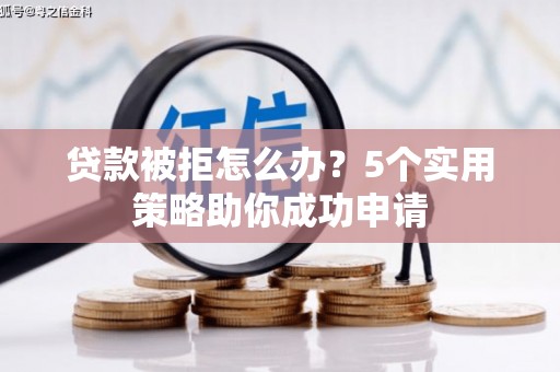 绥阳贷款被拒怎么办？5个实用策略助你成功申请