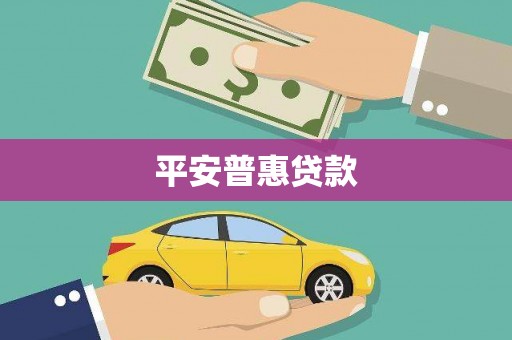 绥阳平安普惠贷款