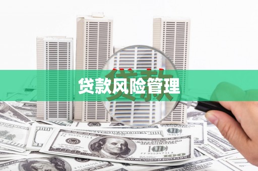 绥阳贷款风险管理